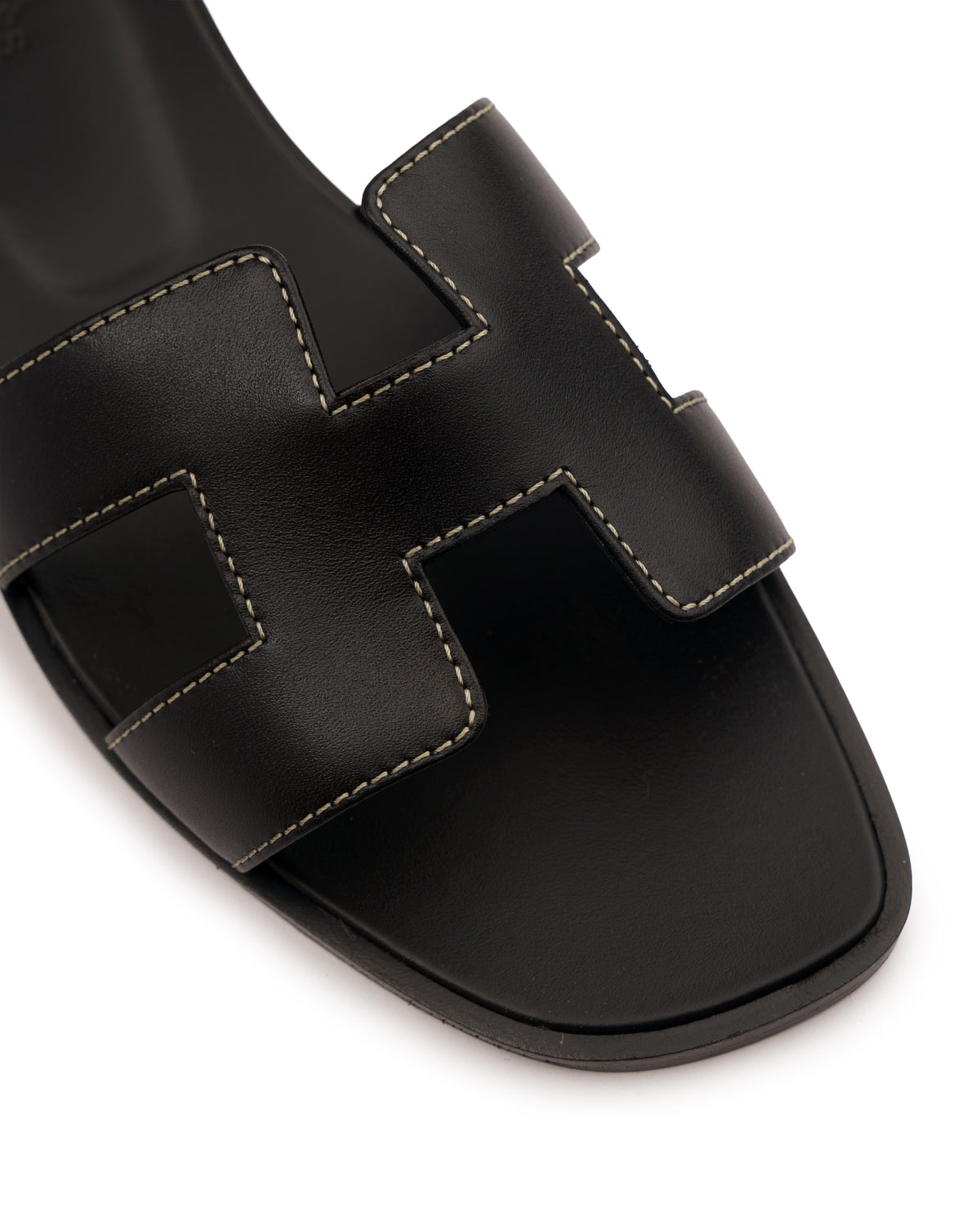 Hermès Oran black leather