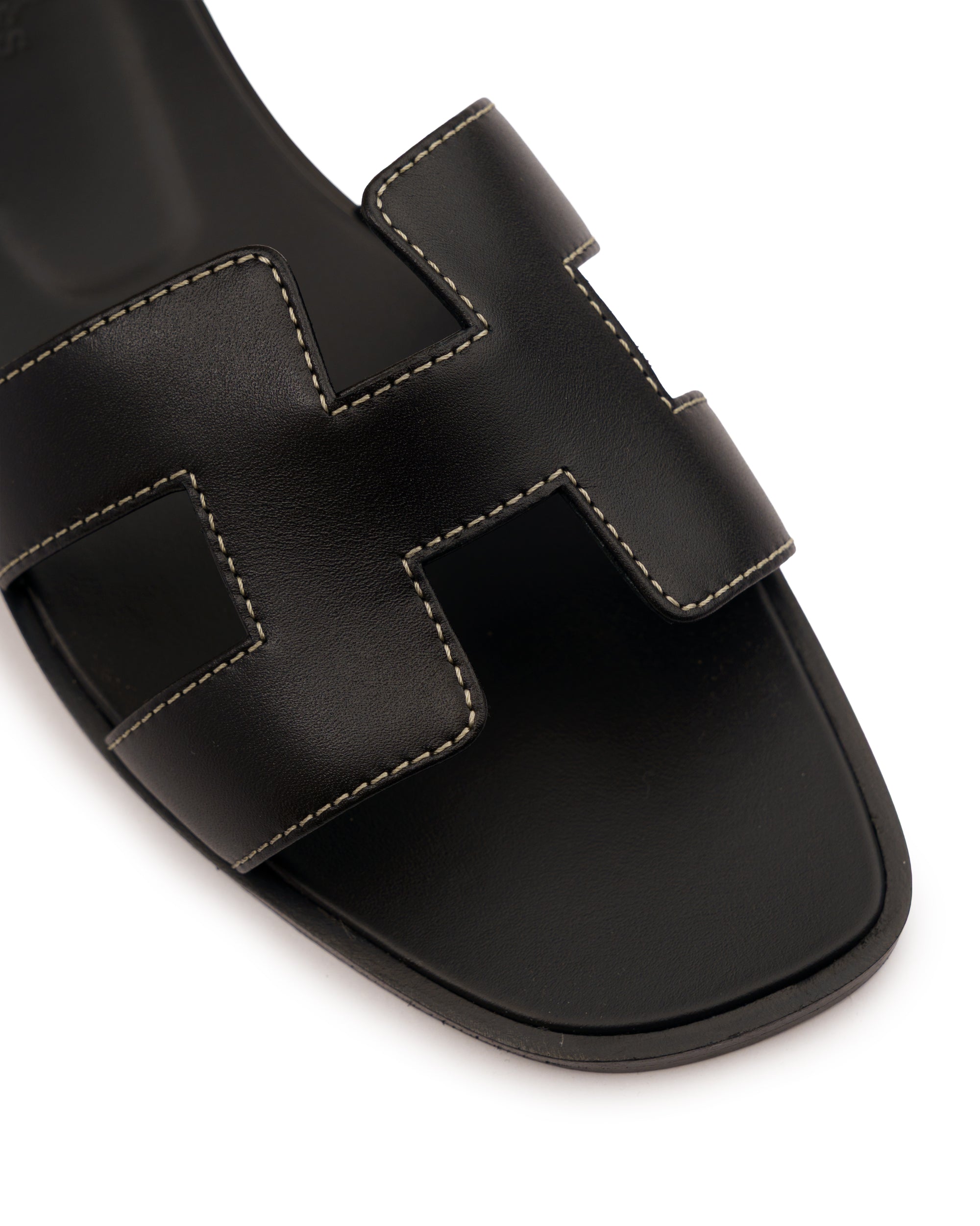 Hermès Oran black leather