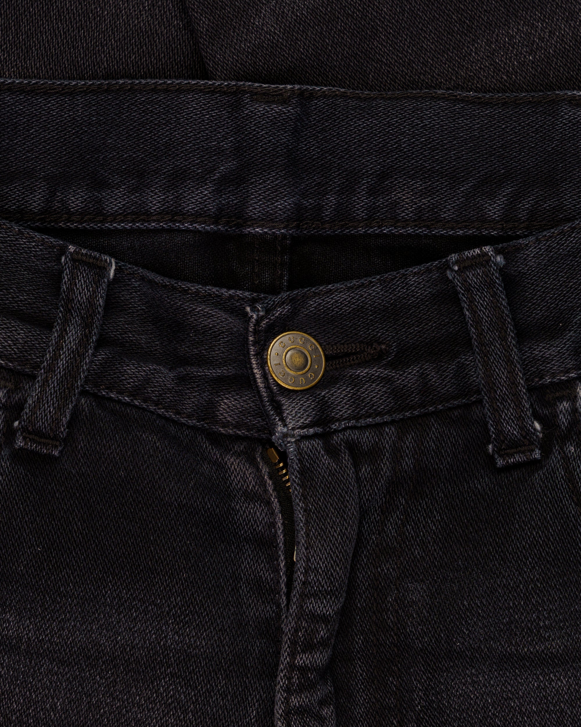 Gucci Lot. 66 washed grey skinny denim pants