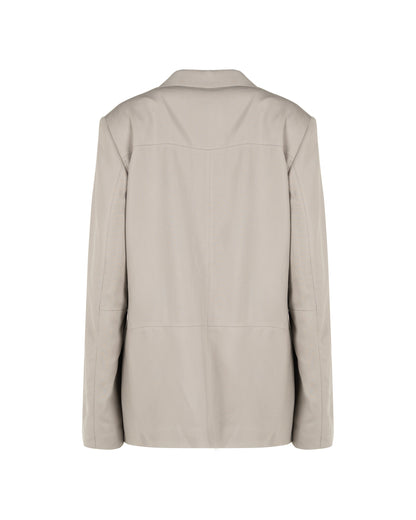 MISBHV Taupe beige oversized blazer jacket MISBHV