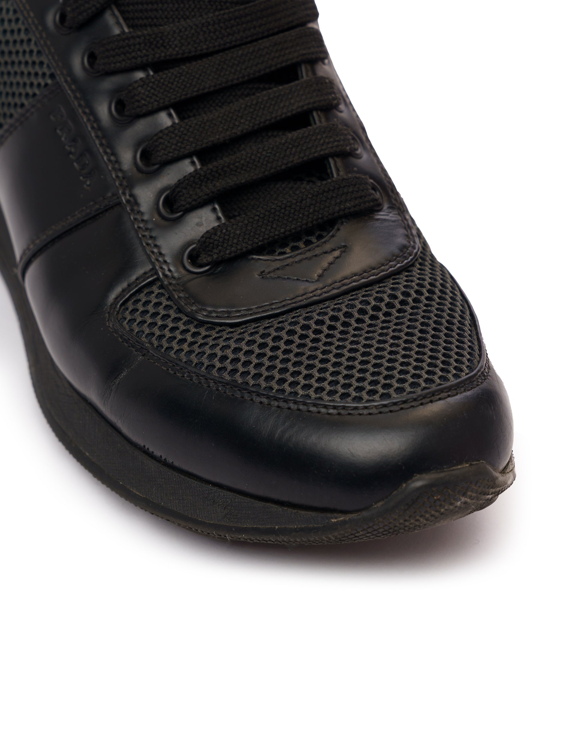Prada Match Race black low sneakers