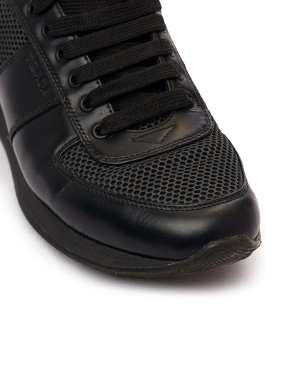 Prada Match Race black low sneakers