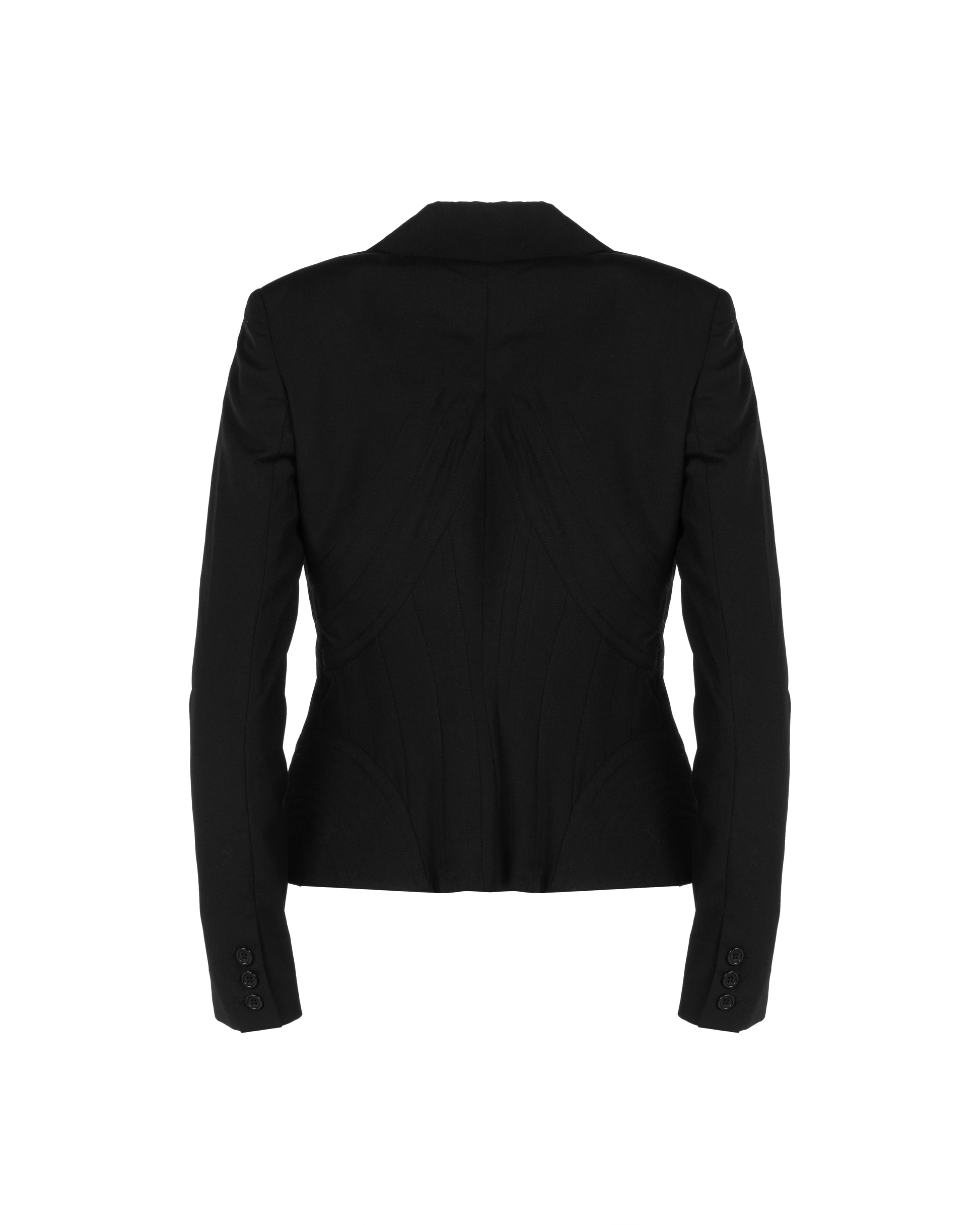 Alexander McQueen "Dance of the Twisted Bull" lace corset blazer jacket - 40 Alexander