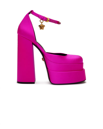 VERSACE AEVITAS PLATFORM SANDALS PINK image