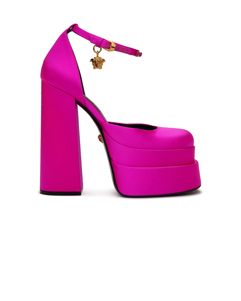 VERSACE AEVITAS PLATFORM SANDALS PINK image