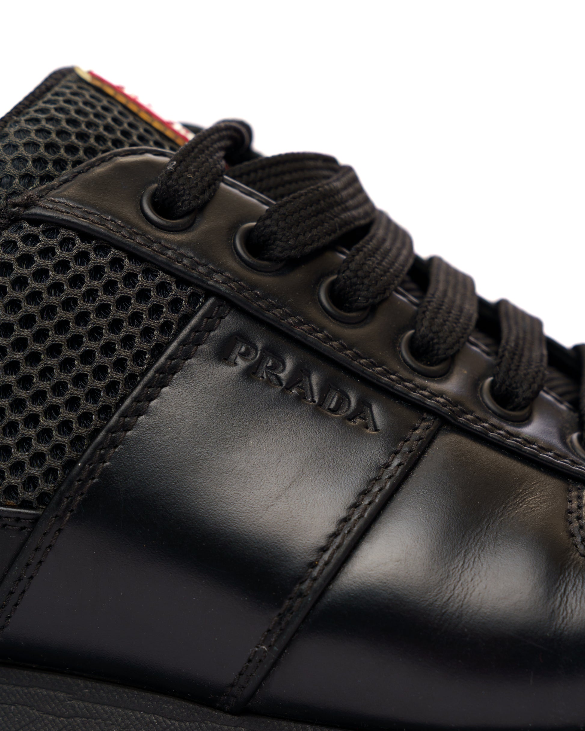 Prada Match Race black low sneakers-2