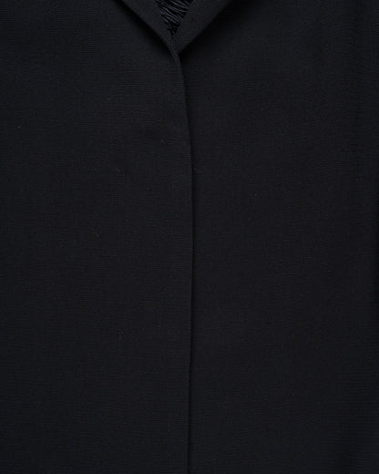 Jil Sander fringe cut-out black blazer jacket Jil