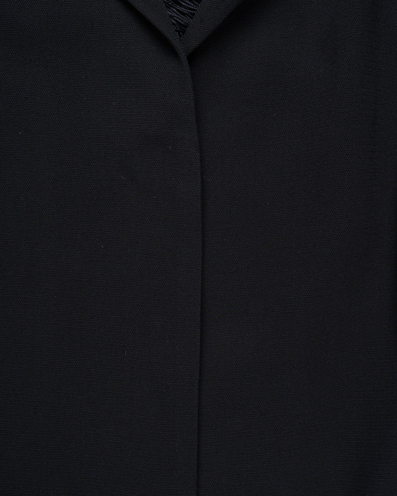 Jil Sander fringe cut-out black blazer jacket thumbnail