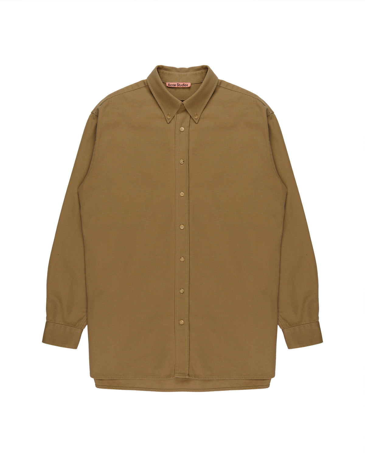 Acne Studios beige canvas overshirt