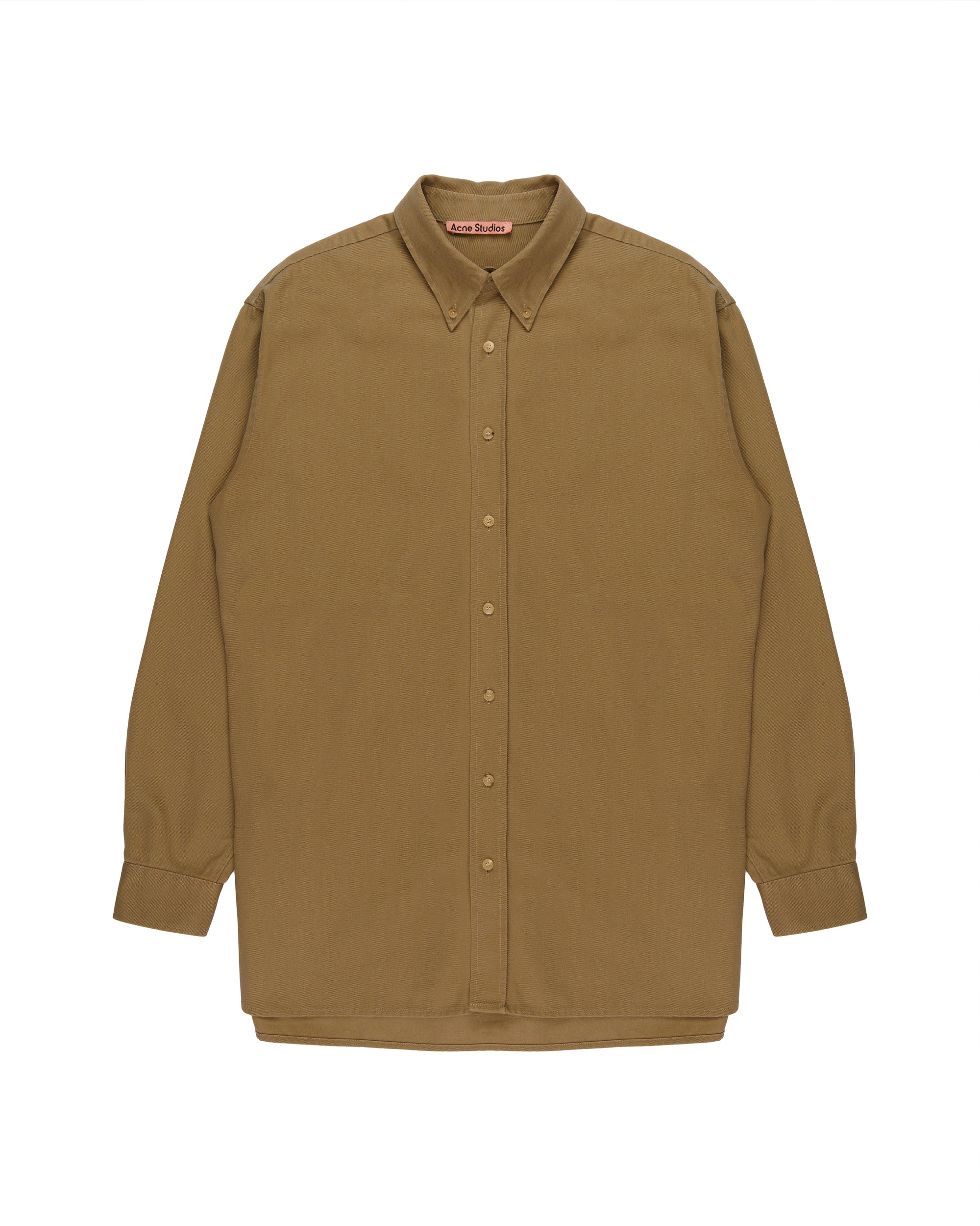 Acne Studios beige canvas overshirt