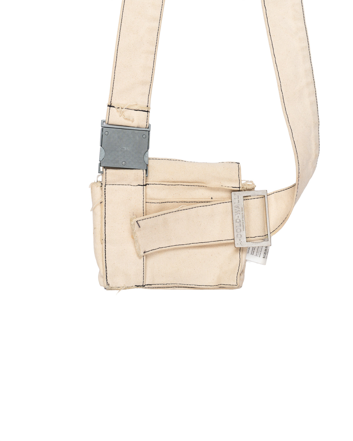 A-Cold-Wall* Canvas Crossbody Bag Cream
