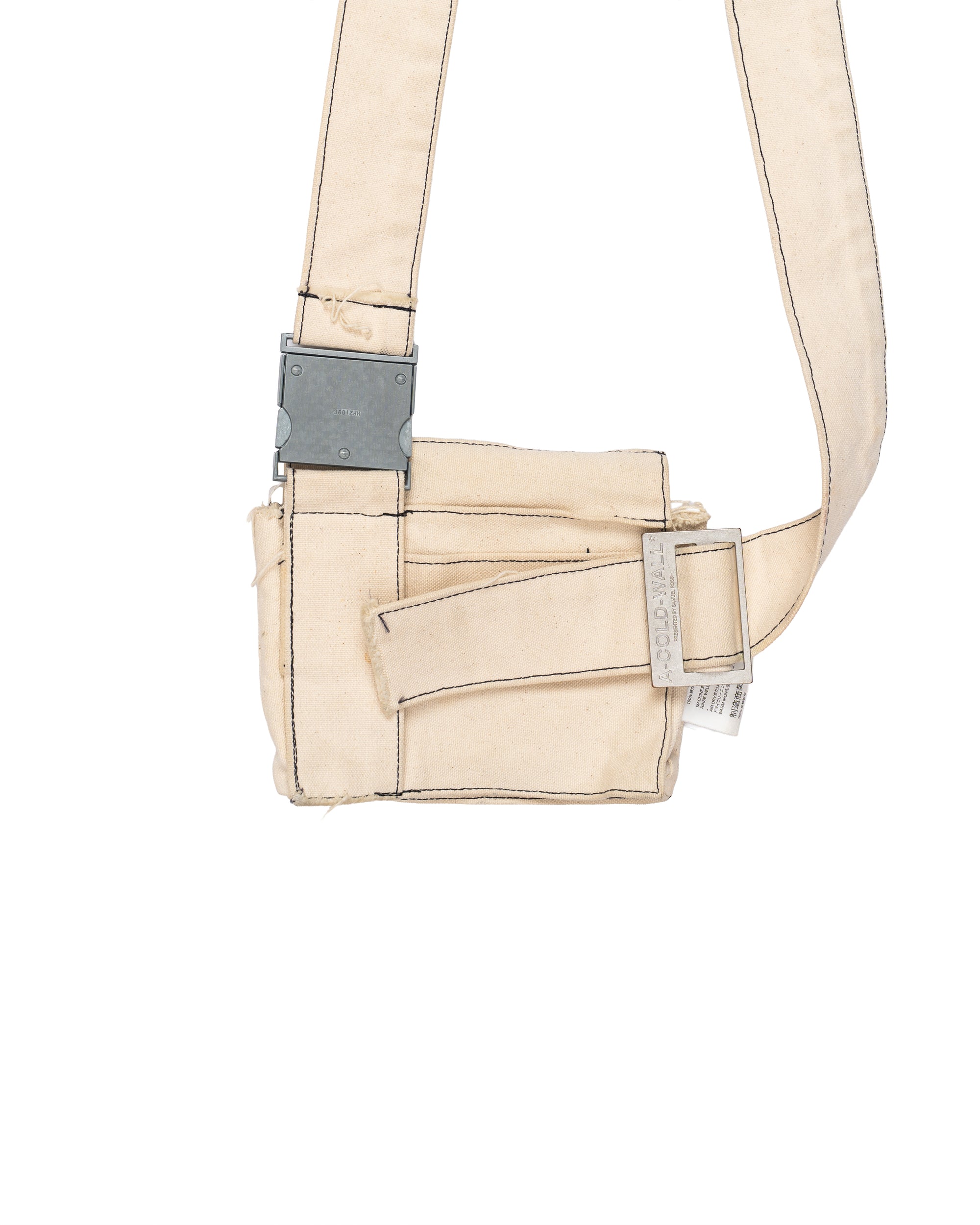 A-Cold-Wall* Canvas Crossbody Bag Cream