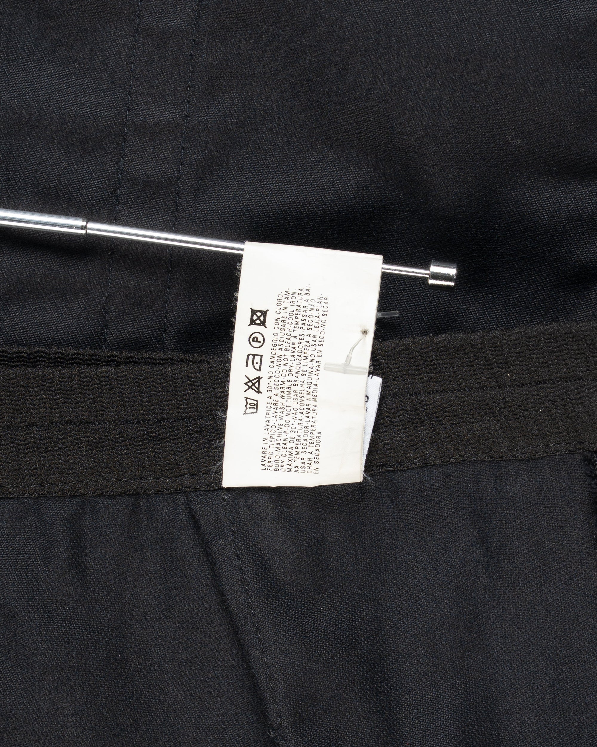 Armani Jeans tailored black skirt
