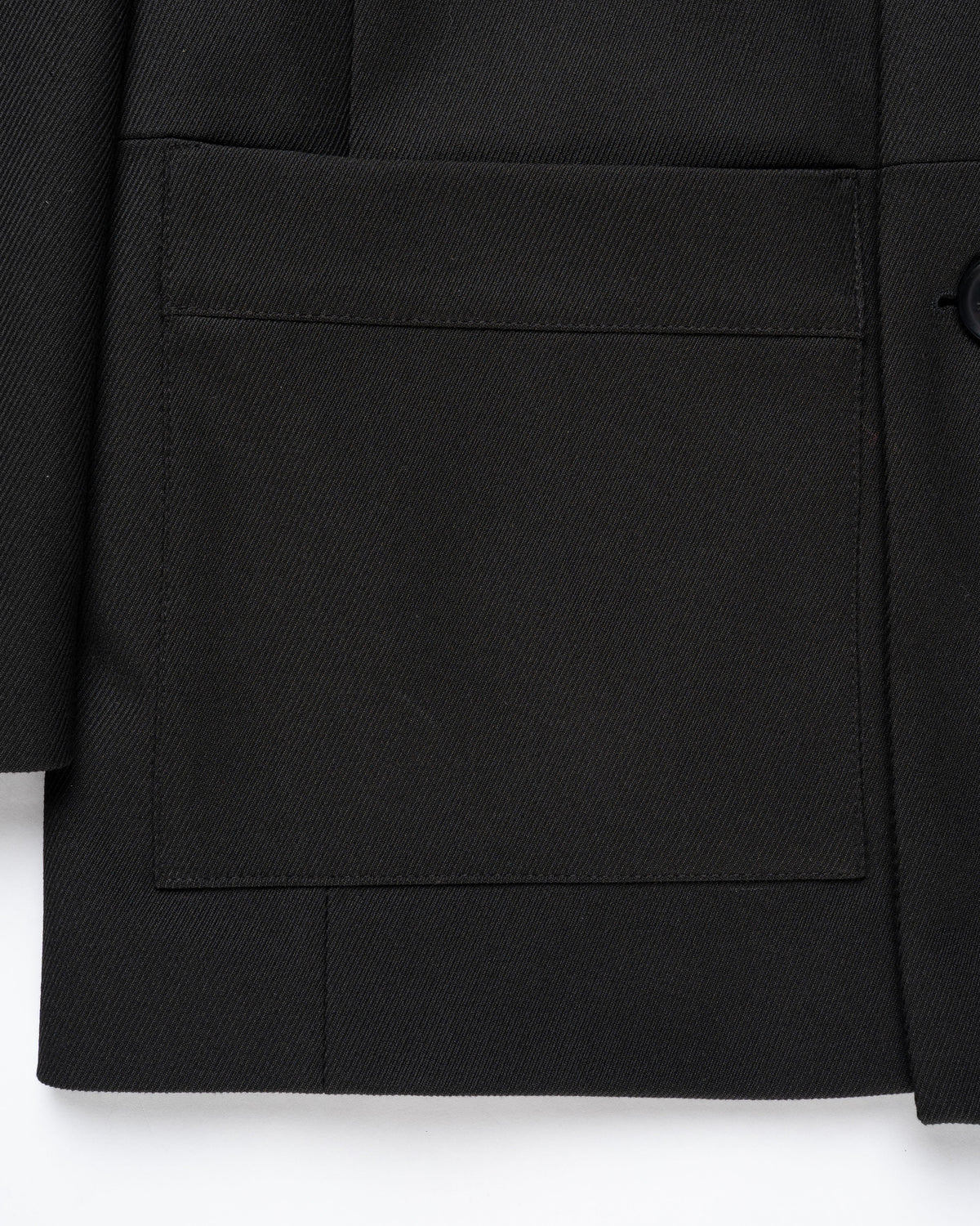 MISBHV Davide single-breasted black blazer jacket