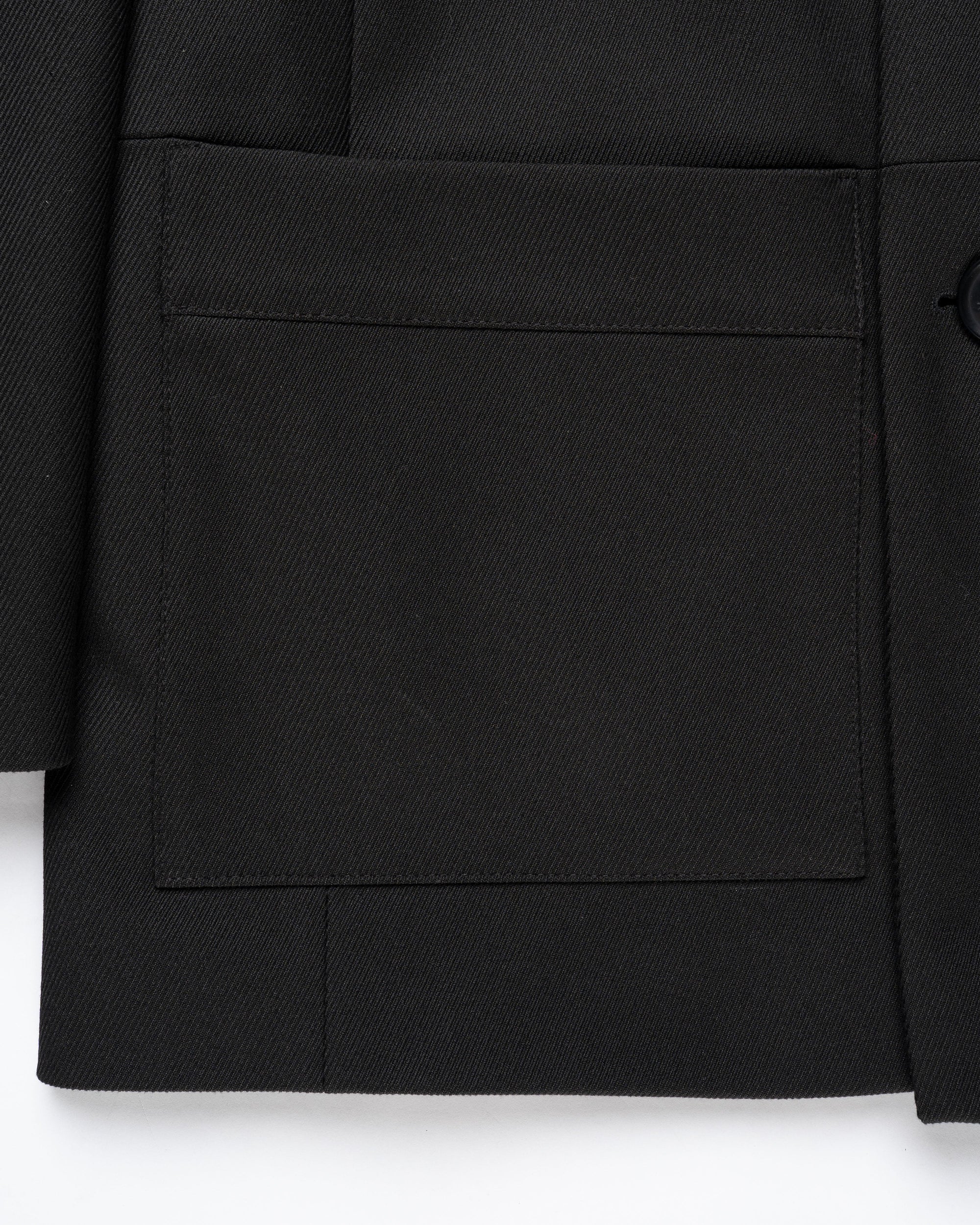 MISBHV Davide single-breasted black blazer jacket