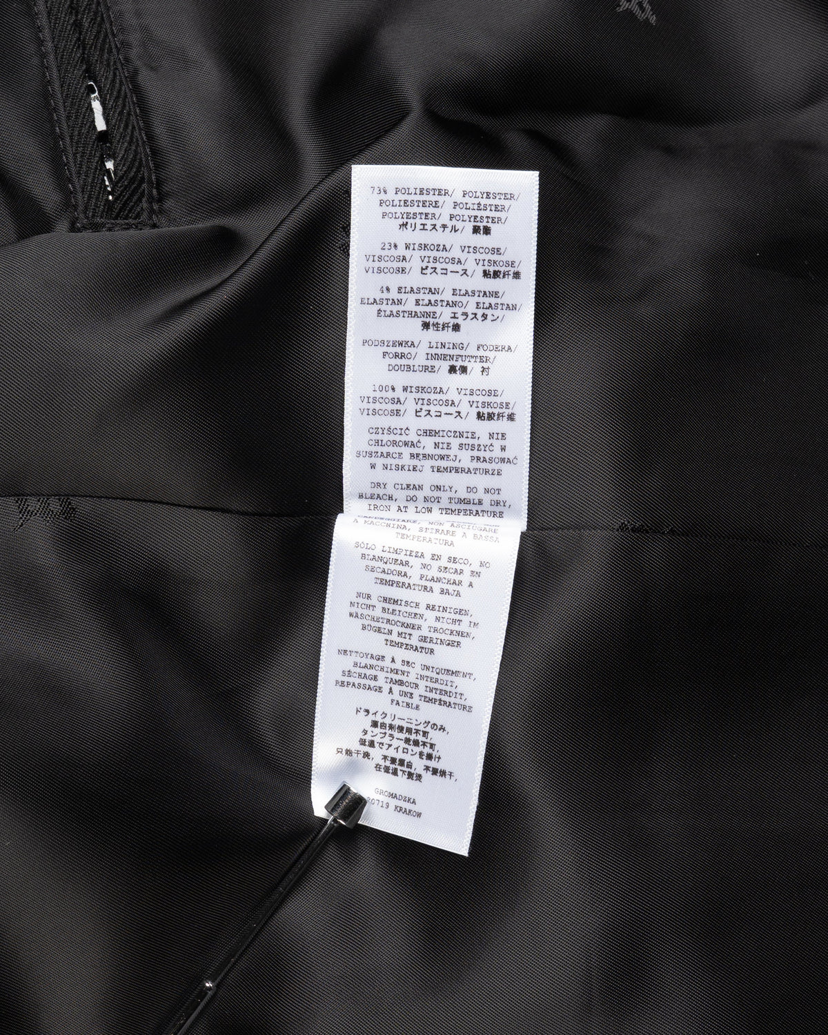 MISBHV Davide single-breasted black blazer jacket