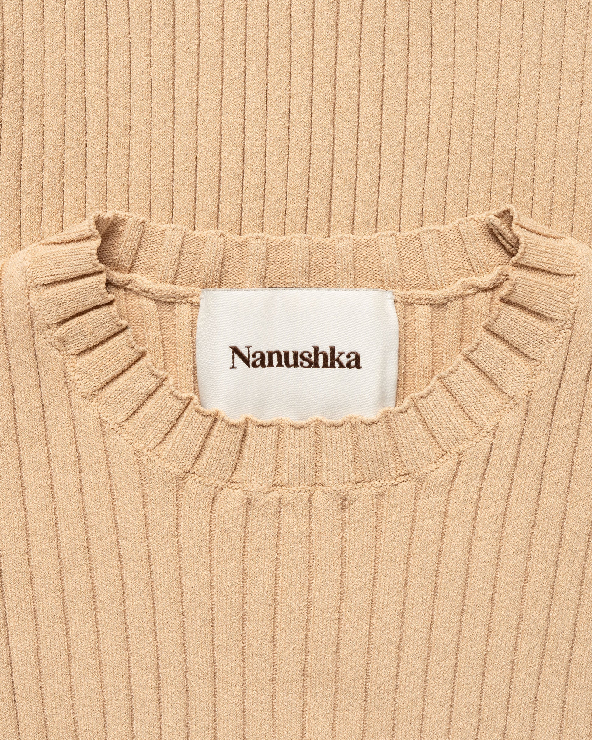 Nanushka Bardia ribbed crewneck sweater Nanushka