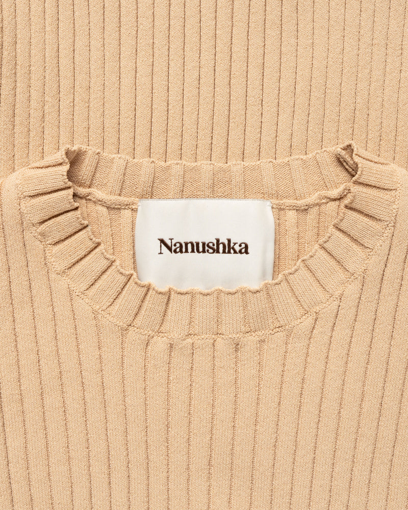 Nanushka Bardia ribbed crewneck sweater thumbnail