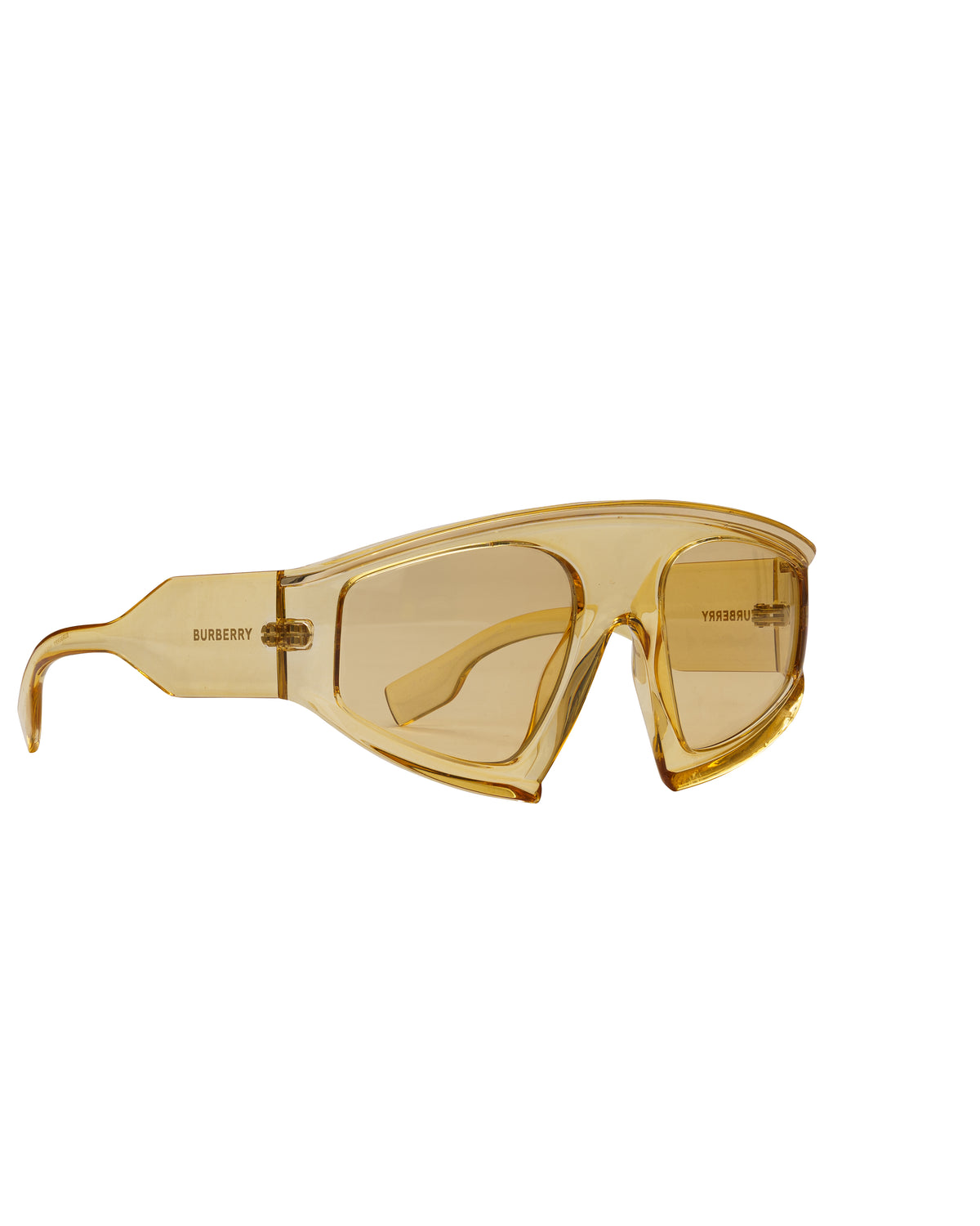 BURBERRY BROOKE SUNGLASSES TRANSLUCENT YELLOW