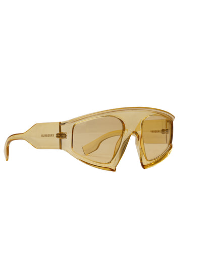 BURBERRY BROOKE SUNGLASSES TRANSLUCENT YELLOW image