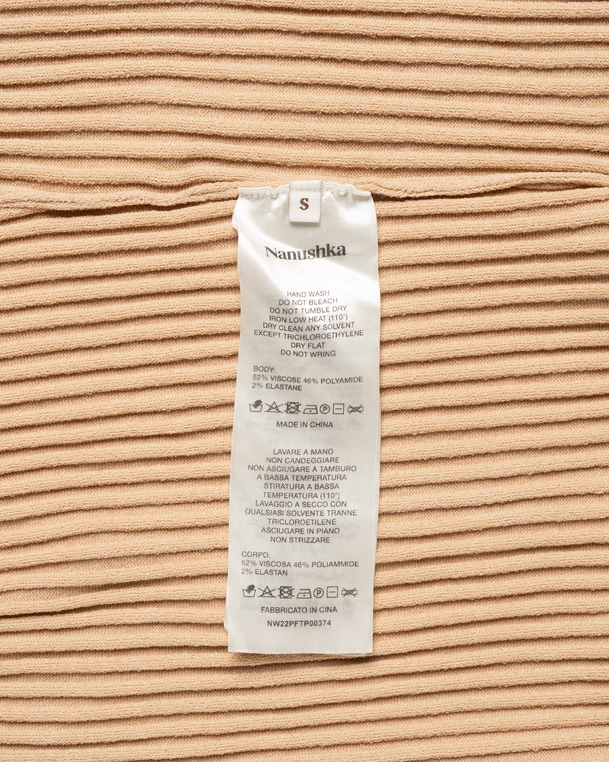 Nanushka Bardia ribbed crewneck sweater Nanushka