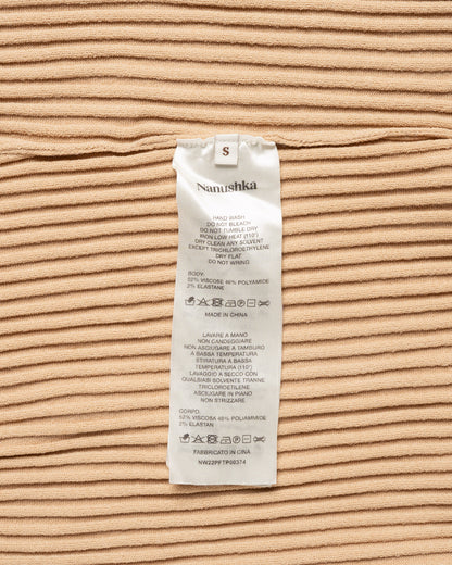 Nanushka Bardia ribbed crewneck sweater Nanushka