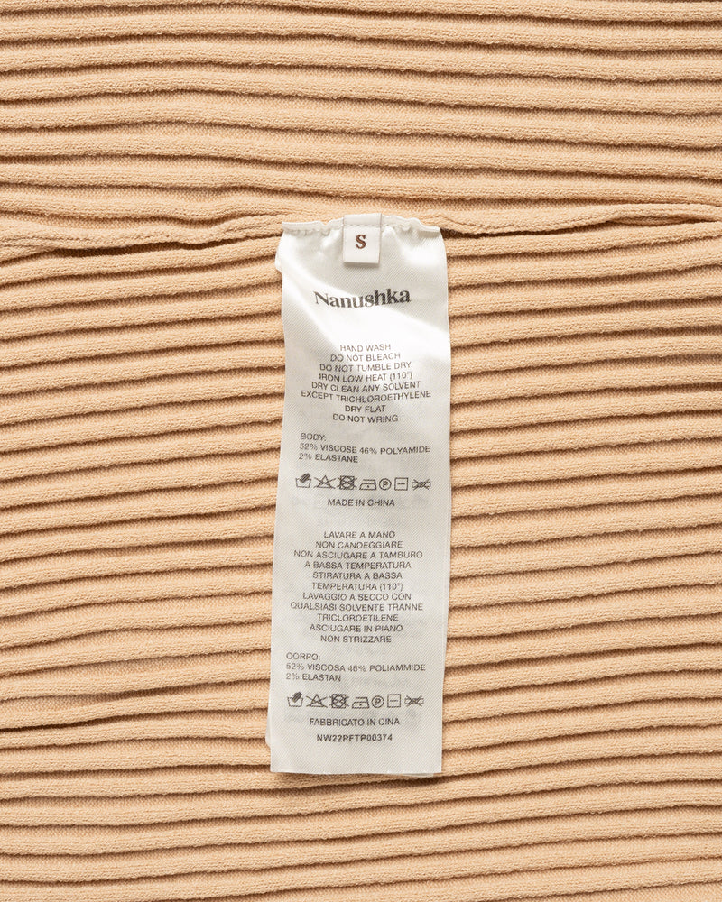 Nanushka Bardia ribbed crewneck sweater thumbnail