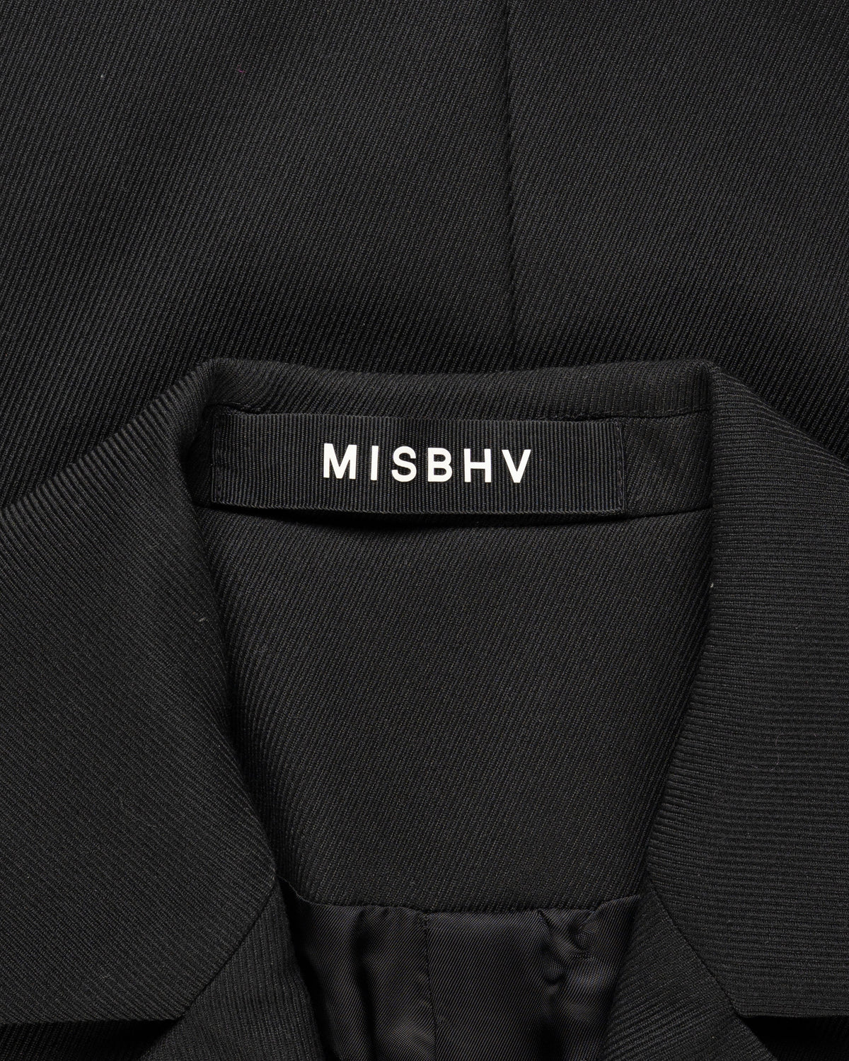 MISBHV Davide single-breasted black blazer jacket