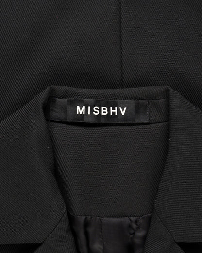 MISBHV Davide single-breasted black blazer jacket MISBHV