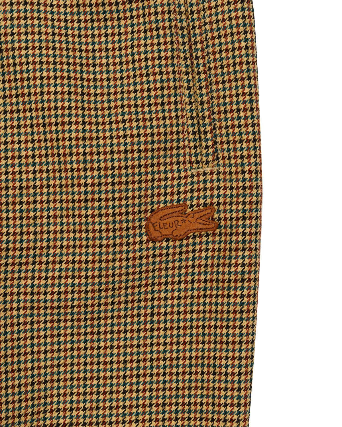 GOLF le FLEUR* x Lacoste tapered checked pants