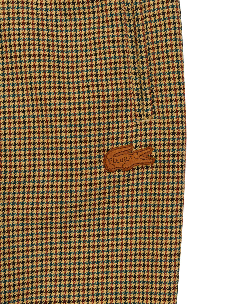 GOLF le FLEUR* x Lacoste tapered checked pants thumbnail