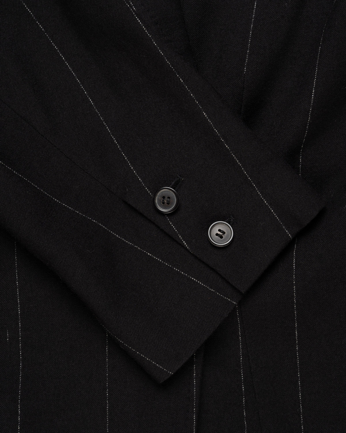 Ann Demeulemeester Pinstripe elongated laine blazer jacket