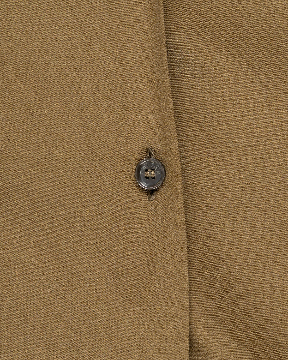 Celine military epaulets silk button-up shirt