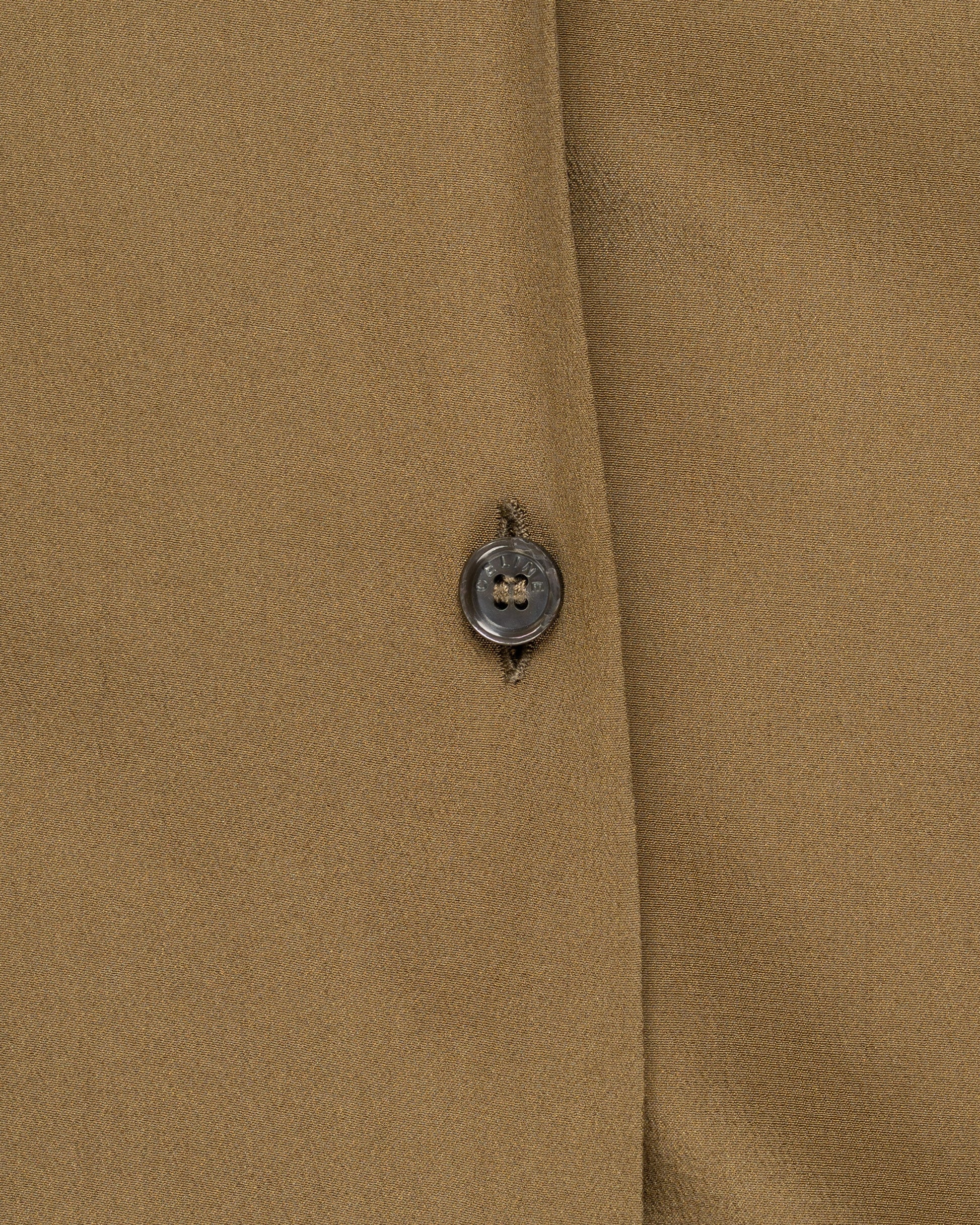 Celine military epaulets silk button-up shirt Celine