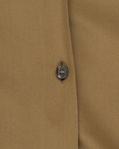 Celine military epaulets silk button-up shirt Celine