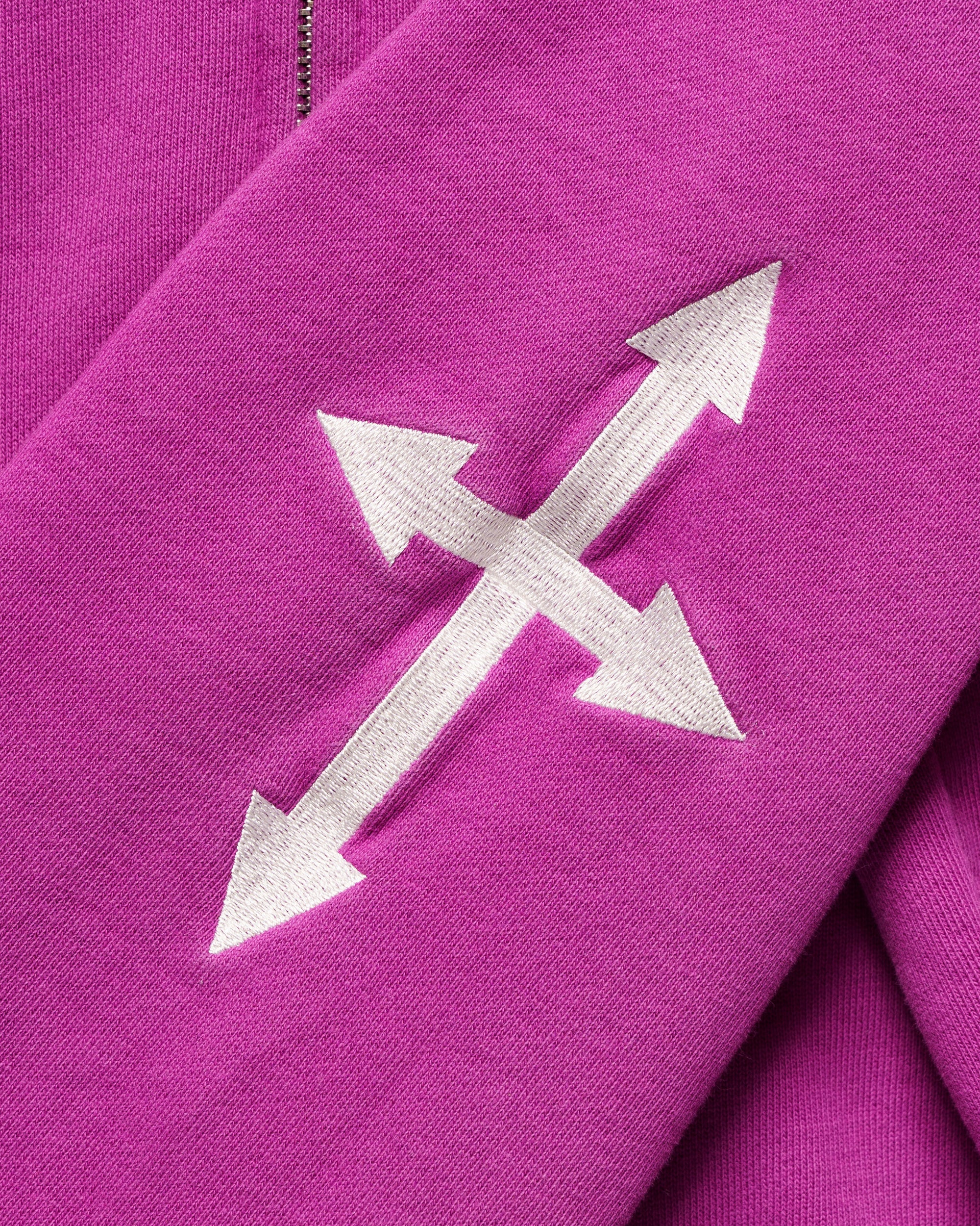 GLOGANG Almighty Glo full zip pink sweatshirt