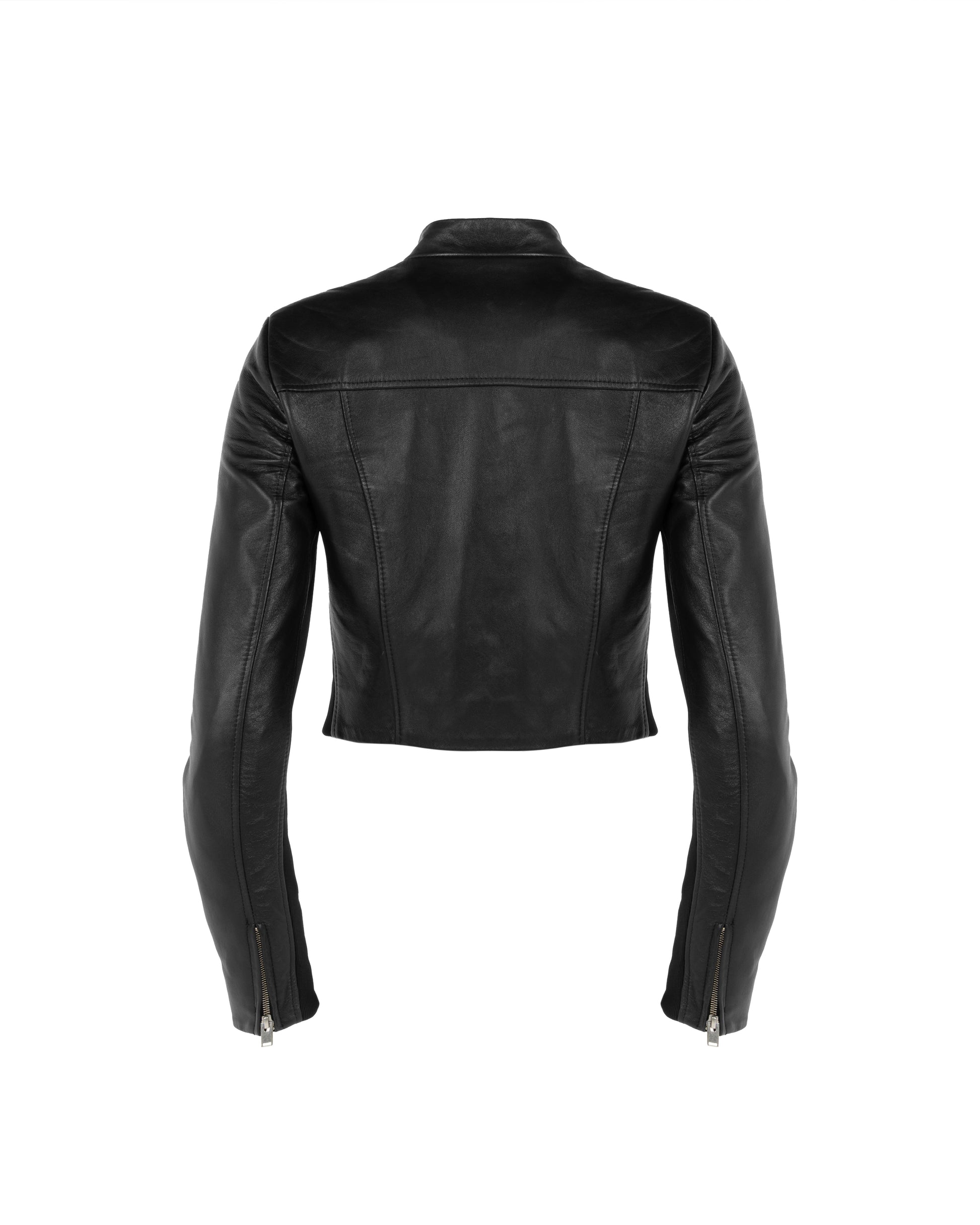MISBHV corset faux-leather biker jacket MISBHV