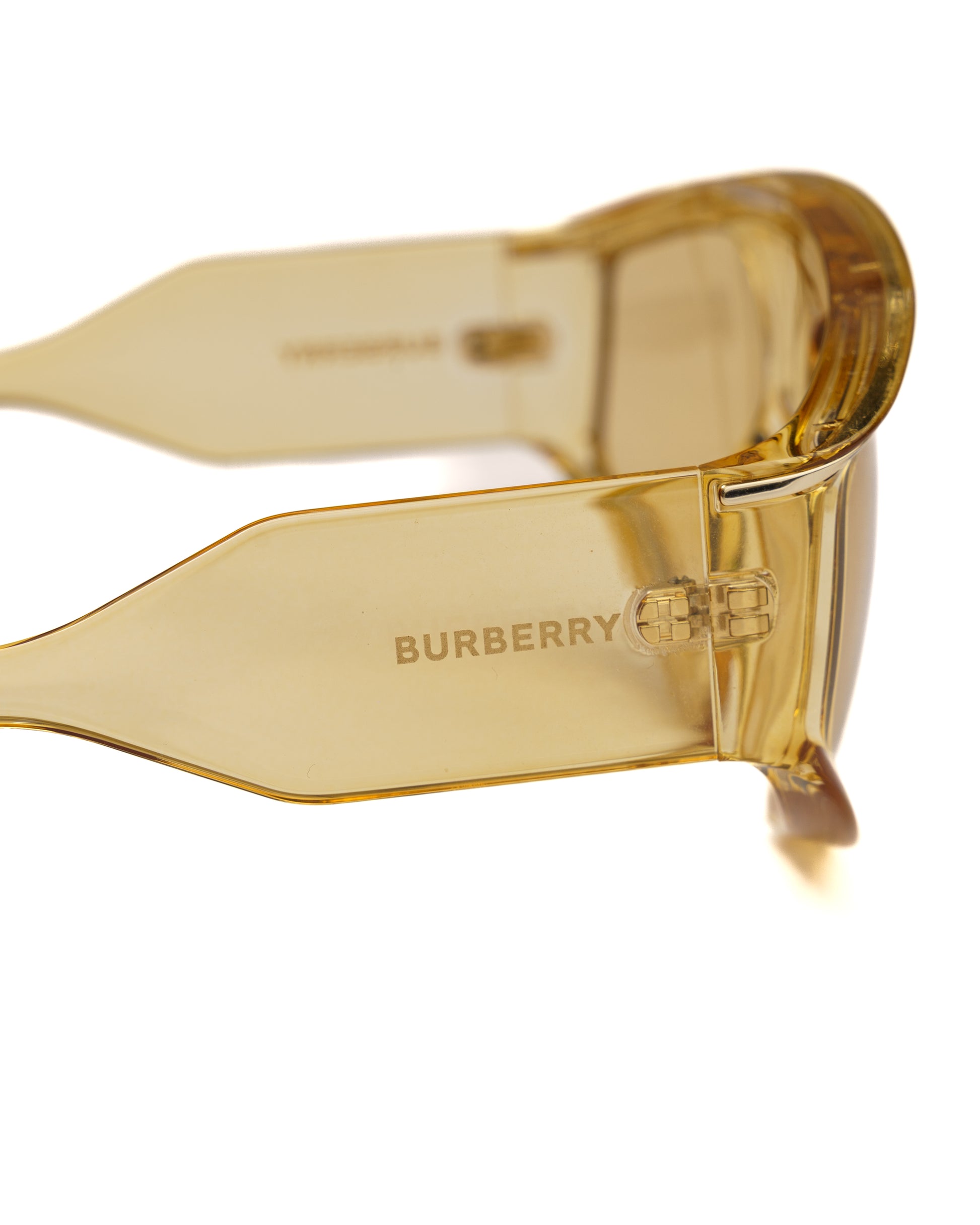 BURBERRY BROOKE SUNGLASSES TRANSLUCENT YELLOW image