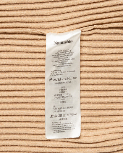 Nanushka Bardia ribbed crewneck sweater Nanushka