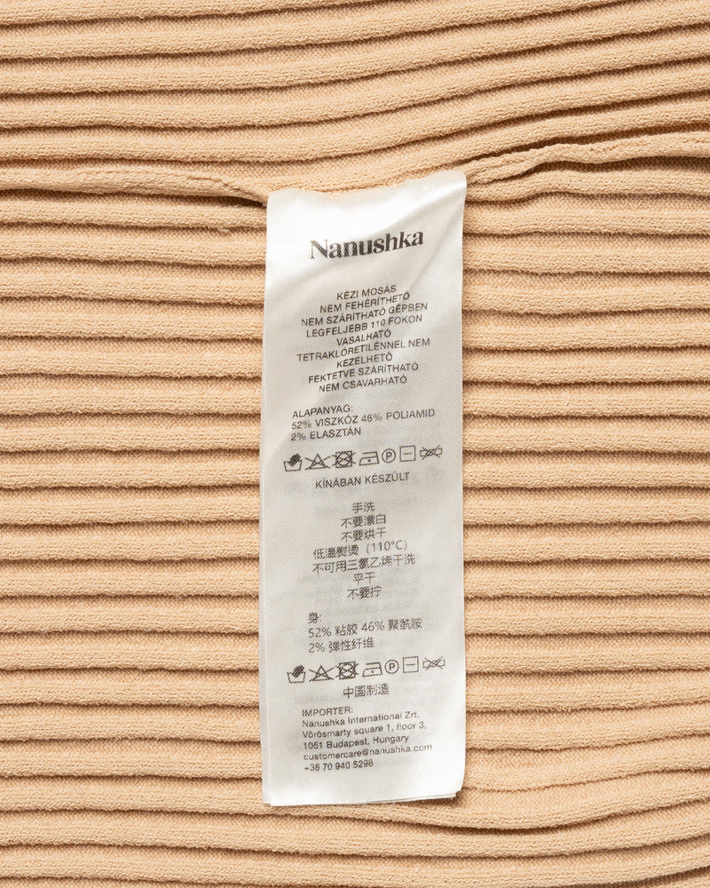 Nanushka Bardia ribbed crewneck sweater thumbnail