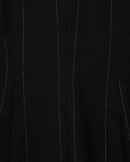 Ann Demeulemeester Pinstripe elongated laine blazer jacket Ann