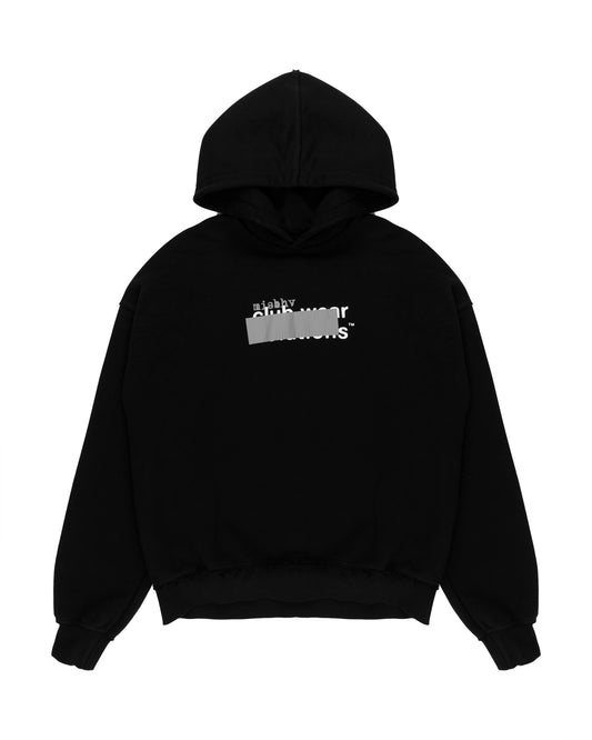 MISBHV club wear solutions silver tape hoodie