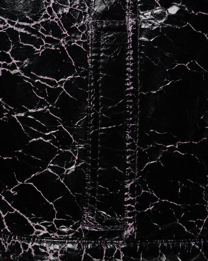 MISBHV crinkled faux-shearling pilot jacket MISBHV