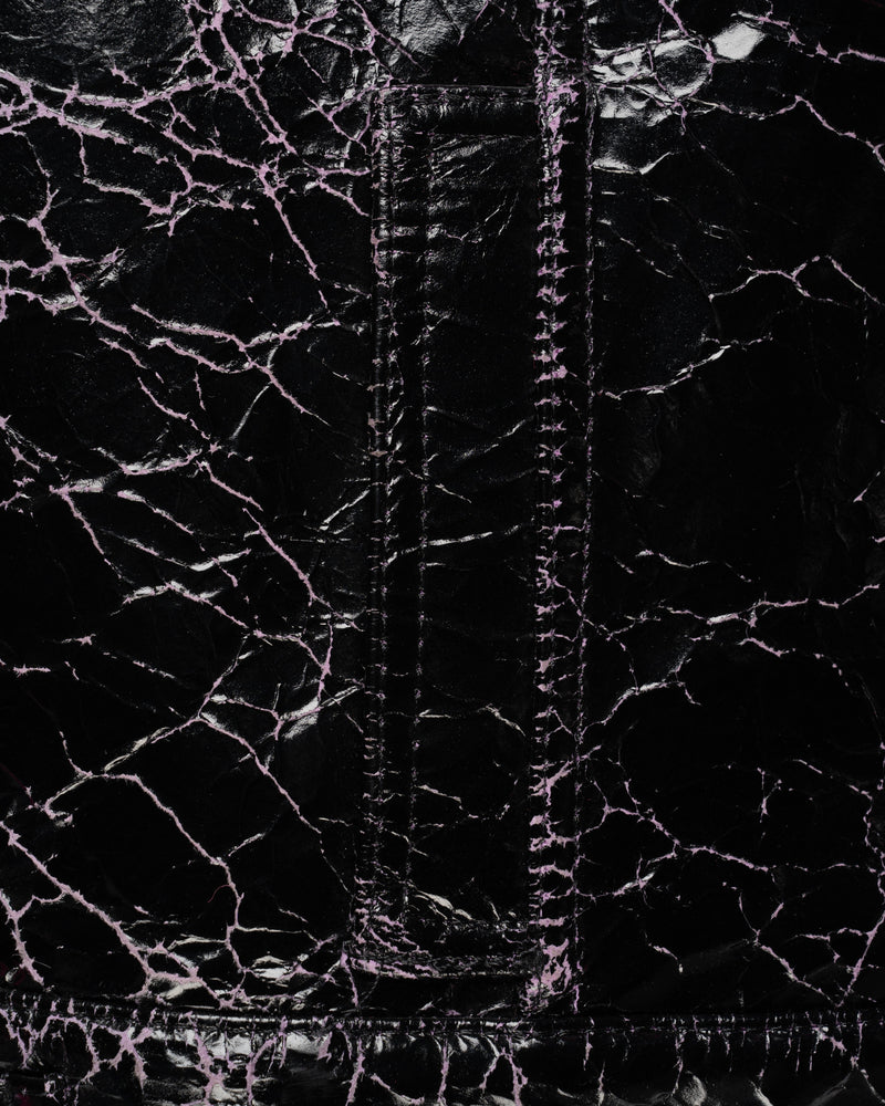 MISBHV crinkled faux-shearling pilot jacket thumbnail