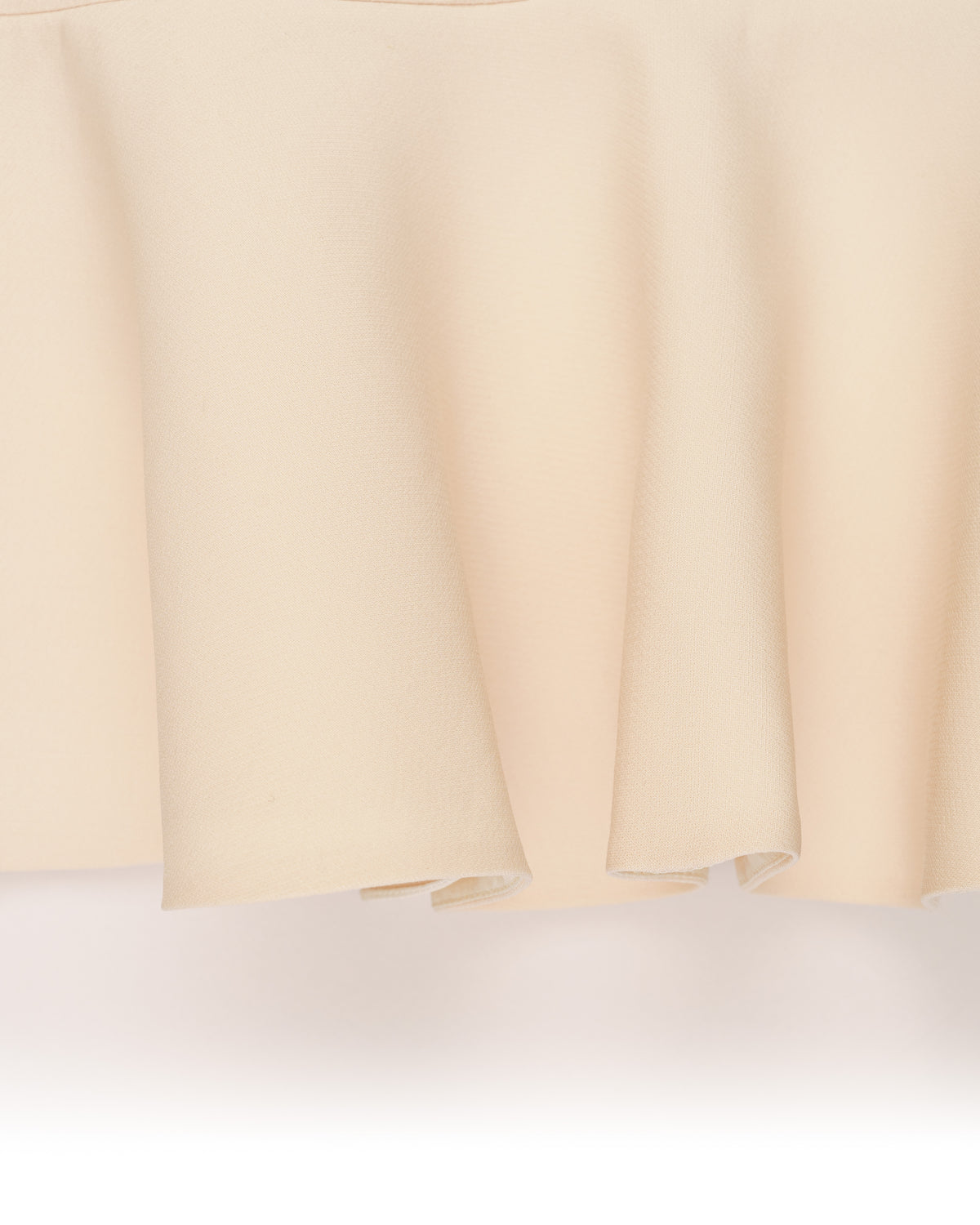 Valentino Ruffled shoulder powder-pink mini skirt