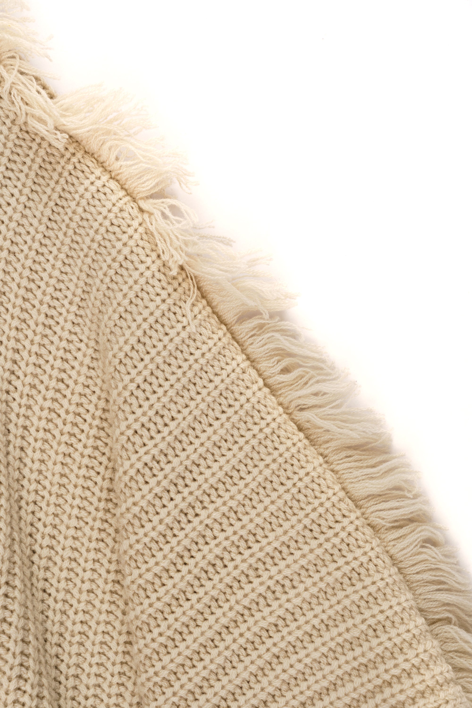 Iris Von Arnim Abena cashmere white cape