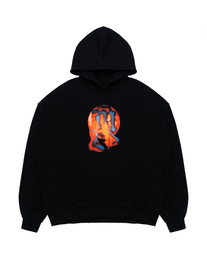 MISBHV Graphic Hoodie Washed Black thumbnail