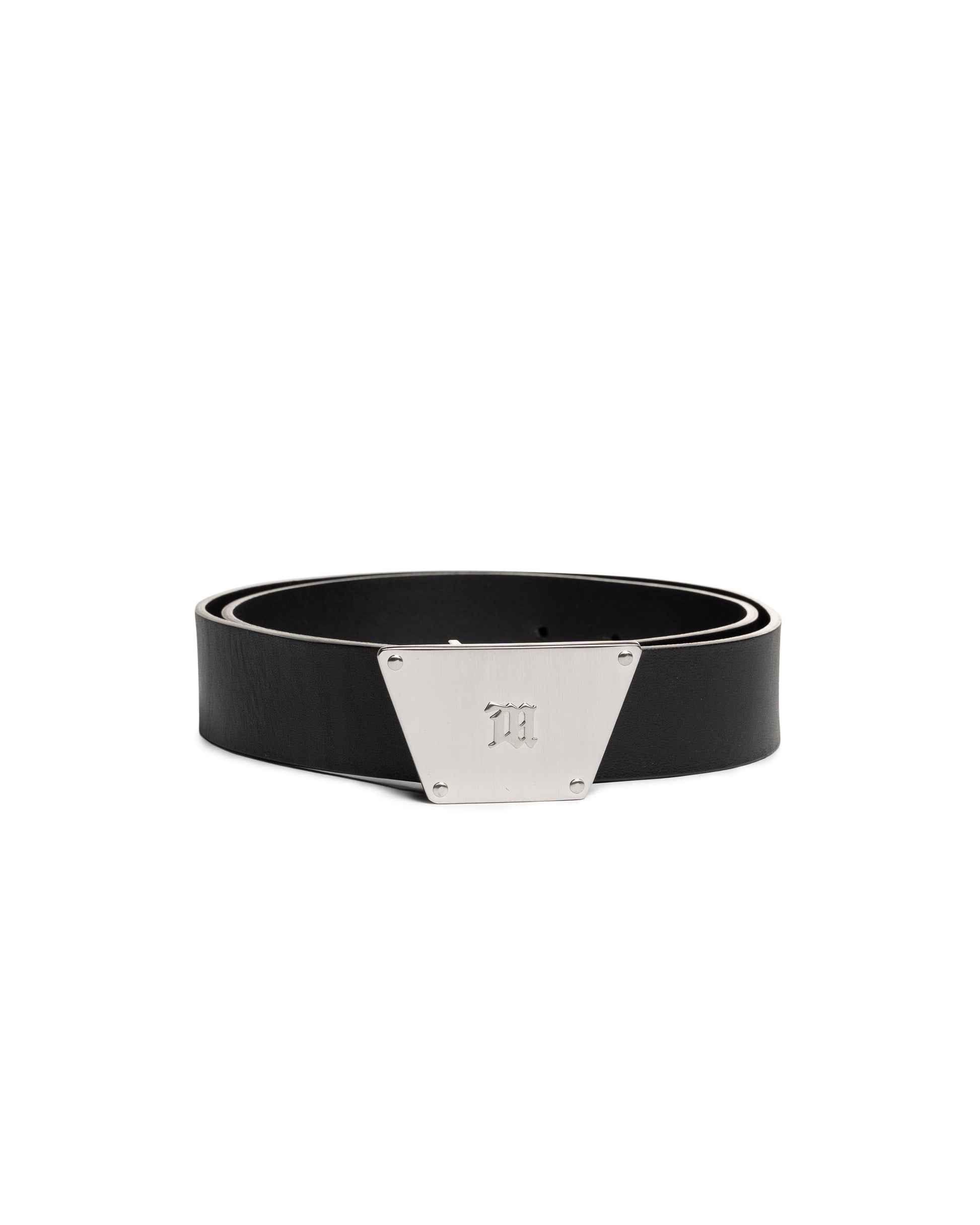 MISBHV metal frame gothic logo black belt MISBHV