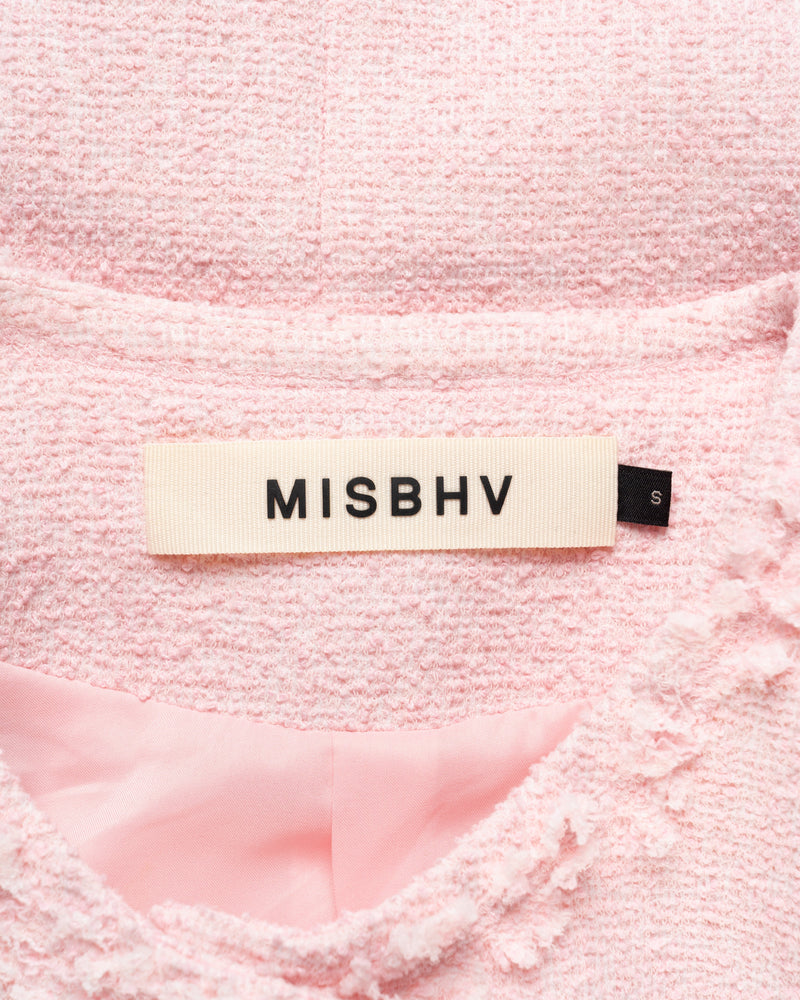 MISBHV tweed pink blazer jacket thumbnail