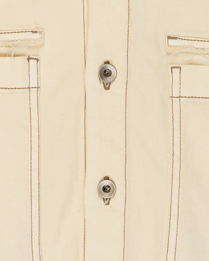 Rick Owens DRKSHDW cropped natural denim jacket D